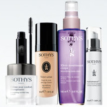 Packshot of Sothys creme, teint, elixir and hydra